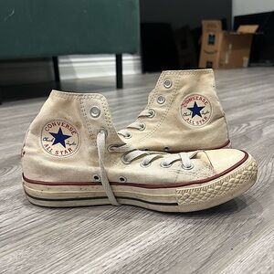 Off white womens converse - size 7